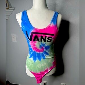 Vans Colorful Tie-Dye women’s size small Bodysuit M26